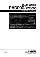 Yamaha PM-3000 - Service Manual 